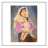 JOSEPH VILLAMAR, "MOTHER AND CHILD", 10 X 7.5 INCHES