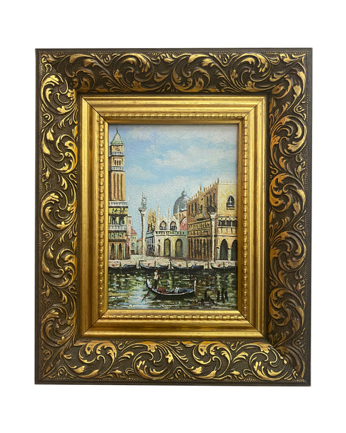 MARCO ROBERTO ASCIONE, EUROPE, OIL ON CANVAS, 7 X 5 INCHES