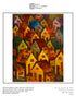Vicson Apostol, "Lockdown Houses", 48 x 36 inches