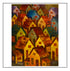 Vicson Apostol, "Lockdown Houses", 48 x 36 inches